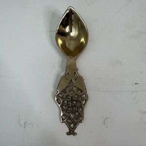 Vintage Brass Anant Spoon Taiwan Decorative Spoon